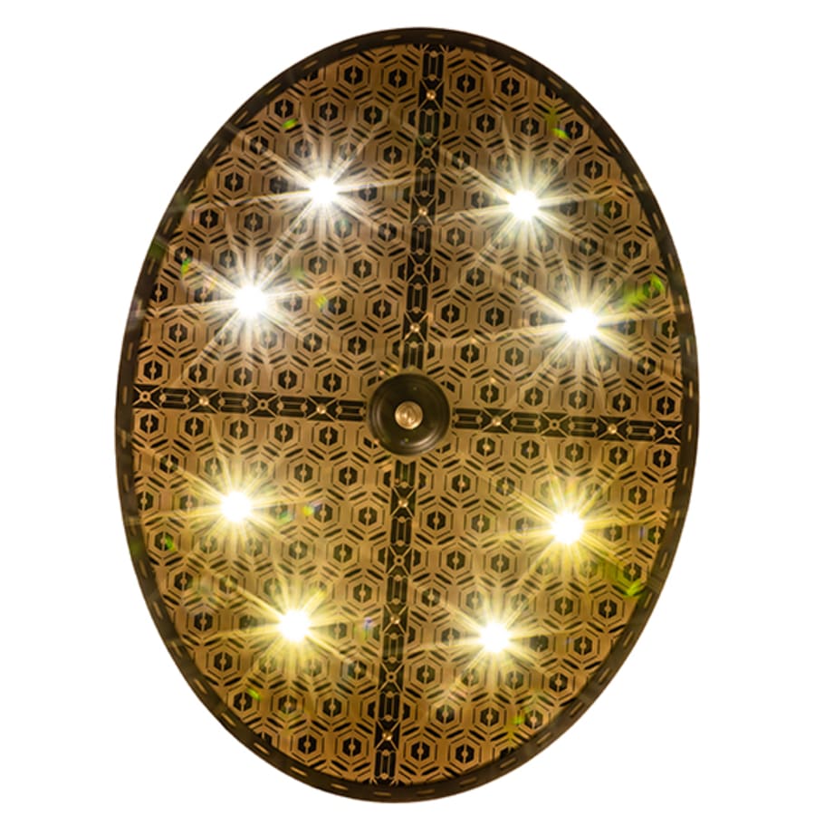 Meyda Tiffany Geometrik 48" Wide LED Flush Mount Ceiling Fixture