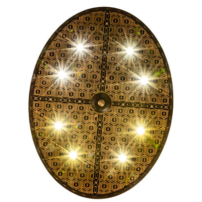 Meyda Tiffany Geometrik 48" Wide LED Flush Mount Ceiling Fixture