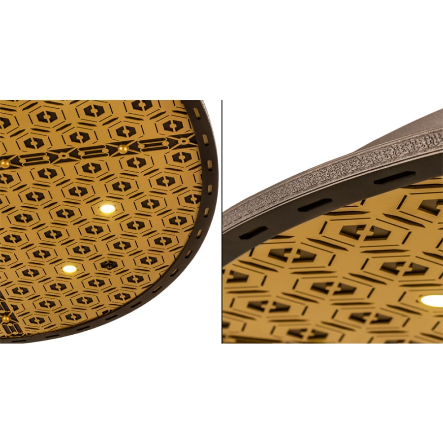 Meyda Tiffany Geometrik 48" Wide LED Flush Mount Ceiling Fixture