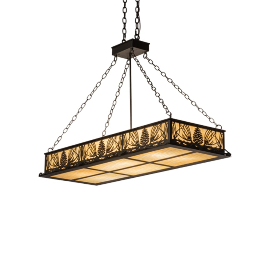 Meyda Tiffany 8 Light 48" Wide Linear Pendant
