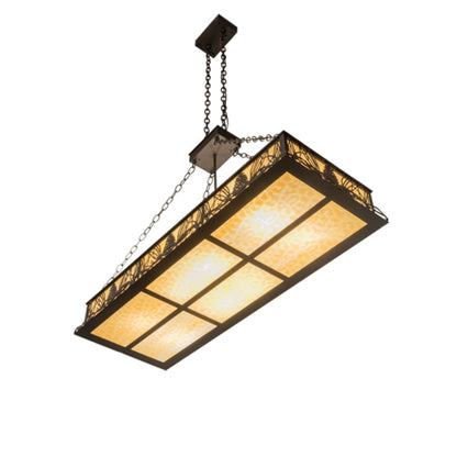 Meyda Tiffany 8 Light 48" Wide Linear Pendant