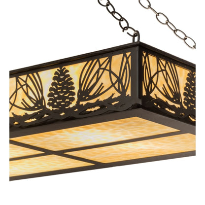 Meyda Tiffany 8 Light 48" Wide Linear Pendant