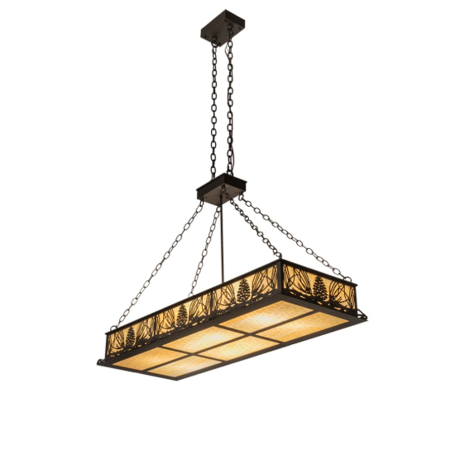 Meyda Tiffany 8 Light 48" Wide Linear Pendant