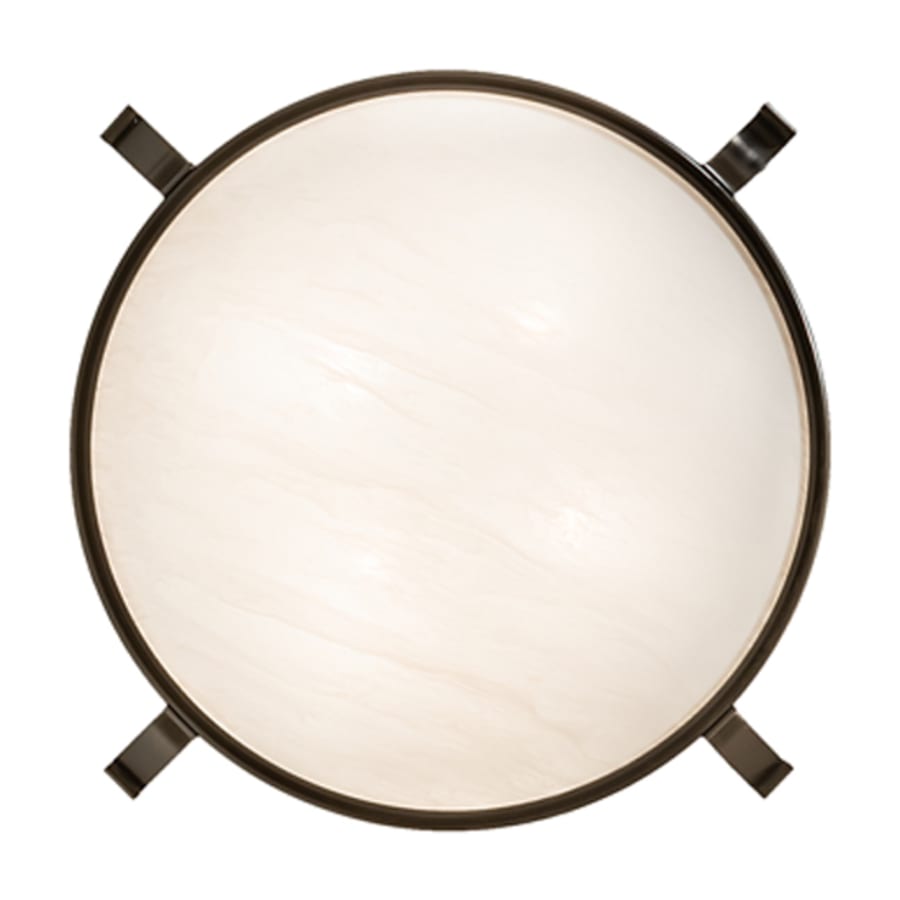 Meyda Tiffany Almeria 4 Light 32" Wide Semi-Flush Bowl Ceiling Fixture - Timeless Bronze Finish