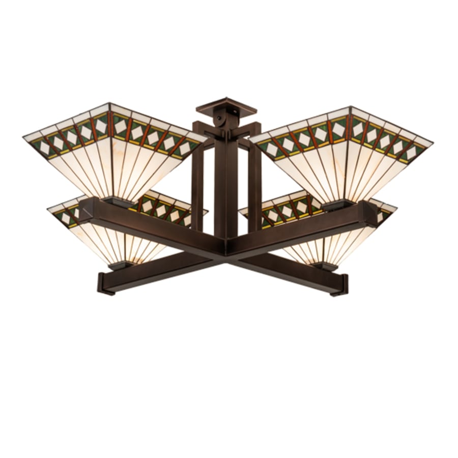 Meyda Tiffany 4 Light 66" Wide Pendant