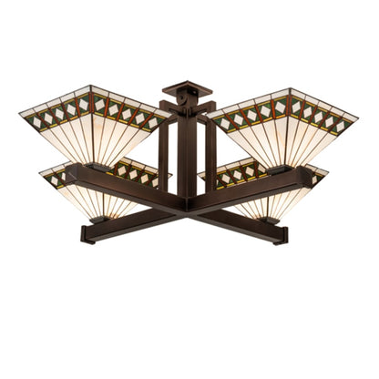 Meyda Tiffany 4 Light 66" Wide Pendant