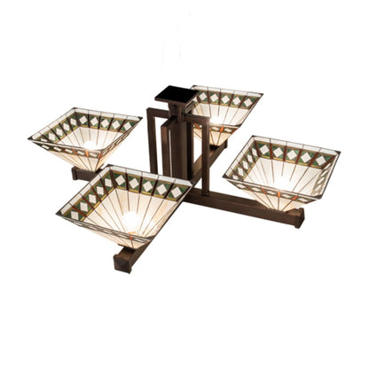 Meyda Tiffany 4 Light 66" Wide Pendant