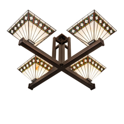 Meyda Tiffany 4 Light 66" Wide Pendant