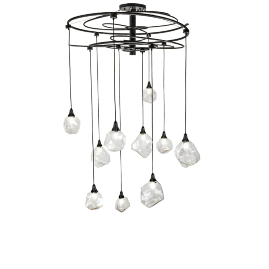 Meyda Tiffany 10 Light 55" Wide Abstract Multi Light Pendant