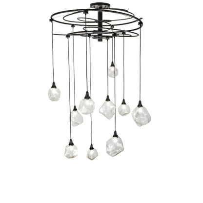 Meyda Tiffany 10 Light 55" Wide Abstract Multi Light Pendant