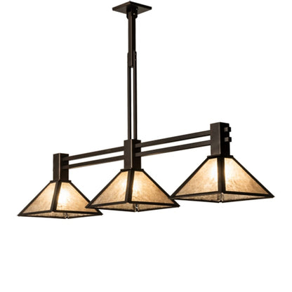 Meyda Tiffany 3 Light 45" Wide Linear Pendant