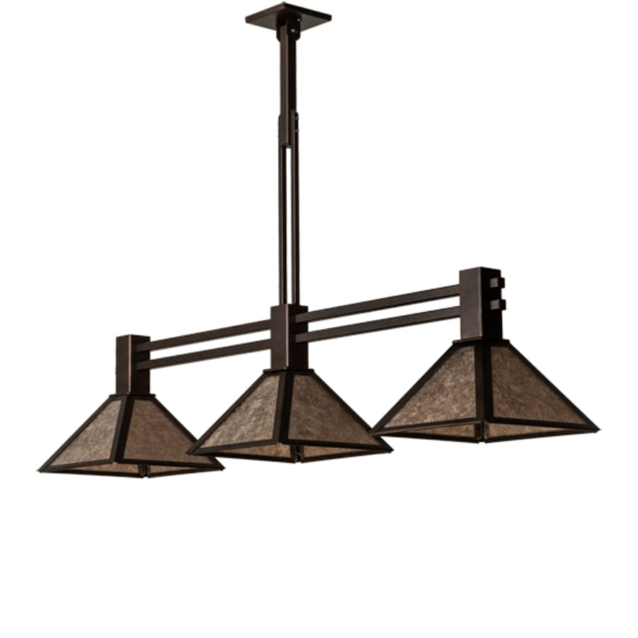 Meyda Tiffany 3 Light 45" Wide Linear Pendant