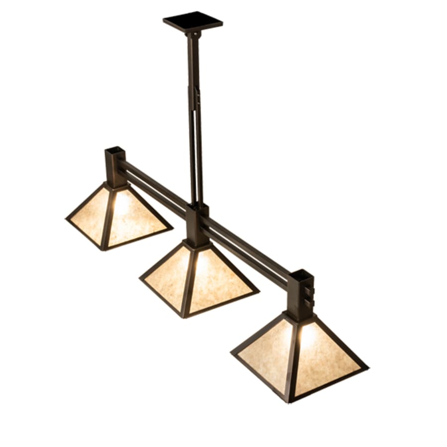 Meyda Tiffany 3 Light 45" Wide Linear Pendant