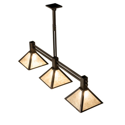 Meyda Tiffany 3 Light 45" Wide Linear Pendant