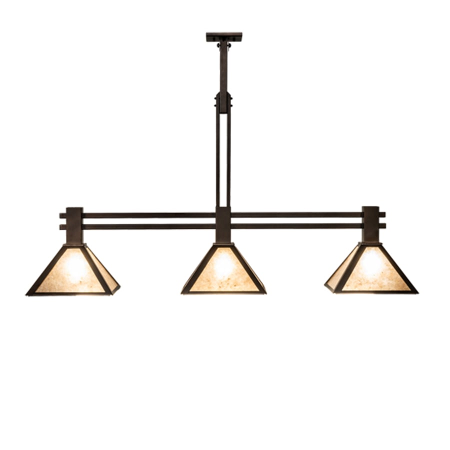 Meyda Tiffany 3 Light 45" Wide Linear Pendant