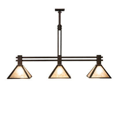 Meyda Tiffany 3 Light 45" Wide Linear Pendant