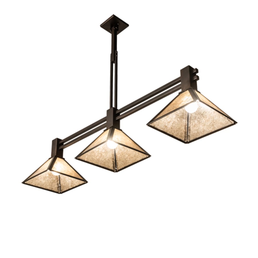 Meyda Tiffany 3 Light 45" Wide Linear Pendant