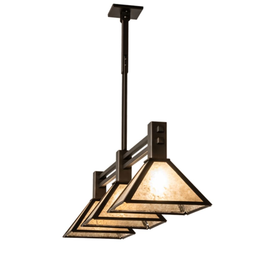 Meyda Tiffany 3 Light 45" Wide Linear Pendant
