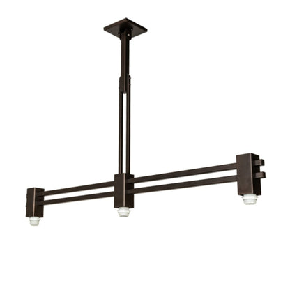 Meyda Tiffany 3 Light 45" Wide Linear Pendant