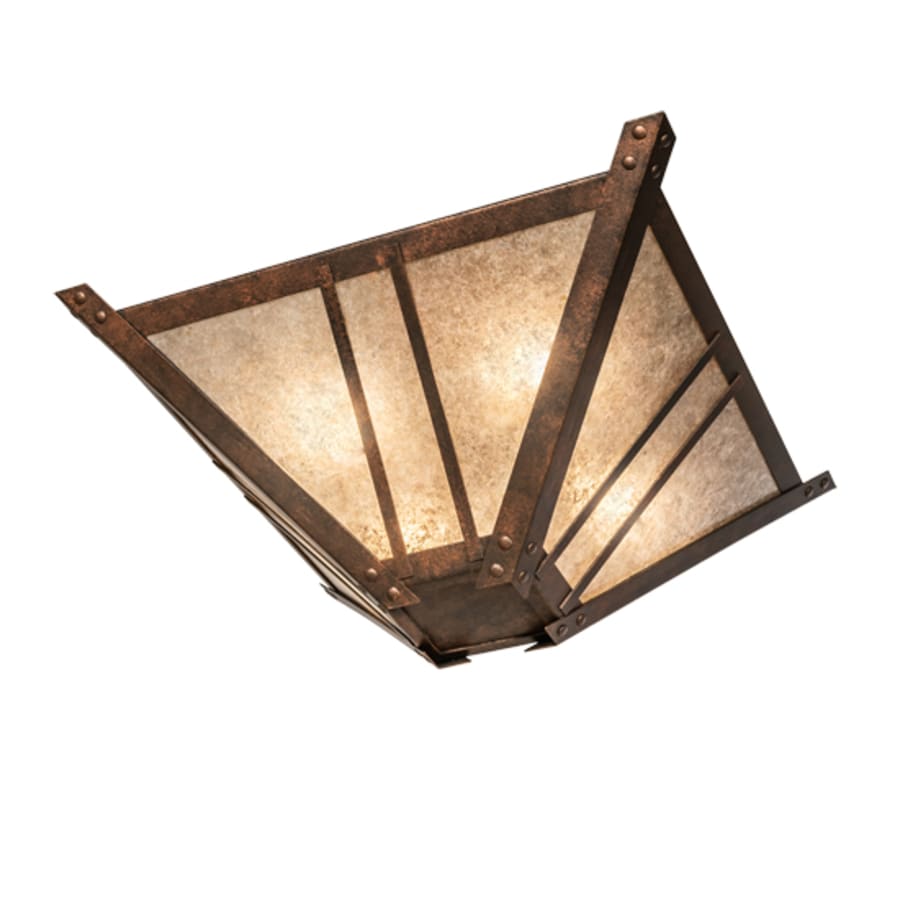 Meyda Tiffany Arta 4 Light 32" Wide Semi-Flush Ceiling Fixture - Copper Finish