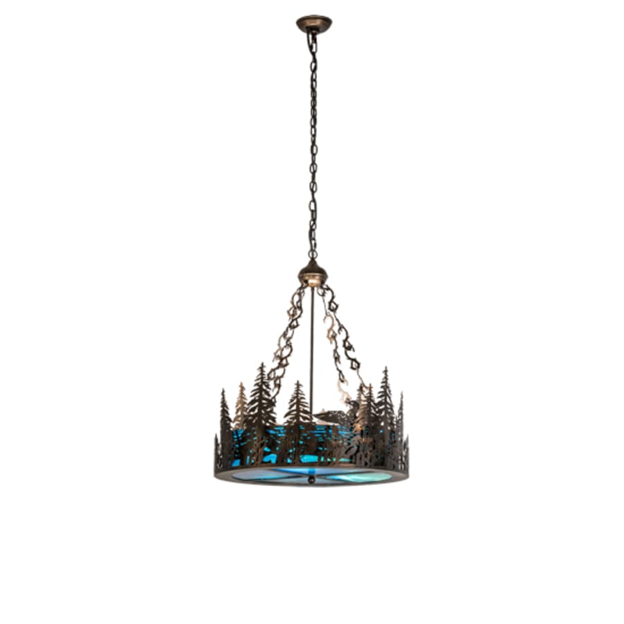 Meyda Tiffany 3 Light 26" Wide Abstract Pendant