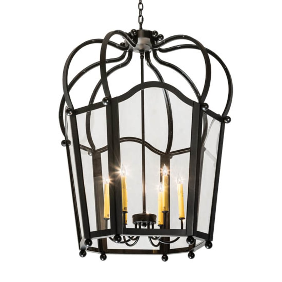 Meyda Tiffany 6 Light 32" Wide Taper Candle Pendant