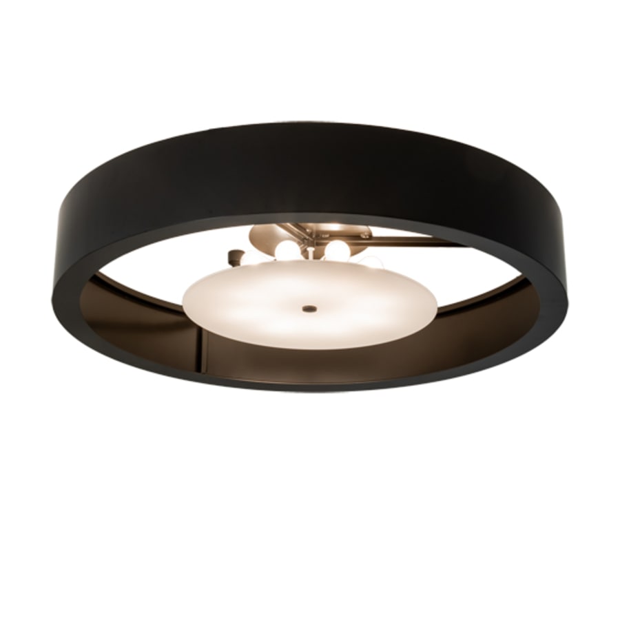 Meyda Tiffany Cilindro Chic 8 Light 60" Wide Flush Mount Drum Ceiling Fixture
