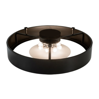 Meyda Tiffany Cilindro Chic 8 Light 60" Wide Flush Mount Drum Ceiling Fixture