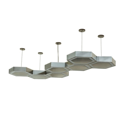 Meyda Tiffany 7 Light 88" Wide Suspension Linear Pendant