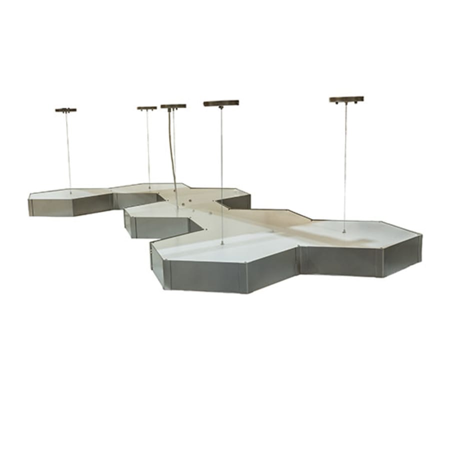 Meyda Tiffany 7 Light 88" Wide Suspension Linear Pendant