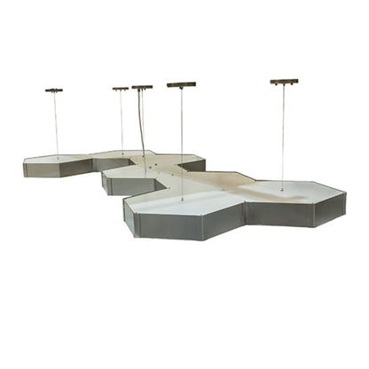 Meyda Tiffany 7 Light 88" Wide Suspension Linear Pendant