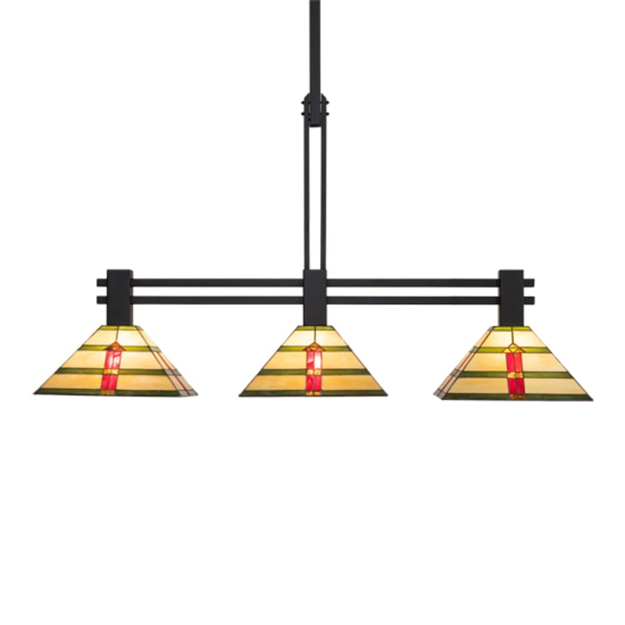 Meyda Tiffany 3 Light 48" Wide Linear Pendant