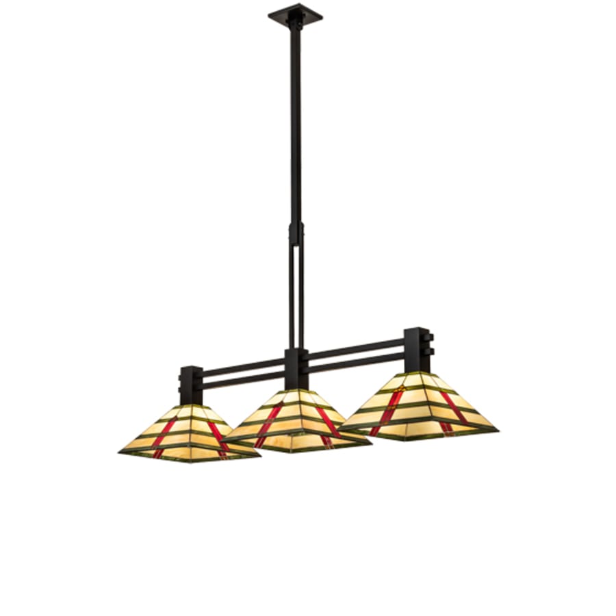 Meyda Tiffany 3 Light 48" Wide Linear Pendant