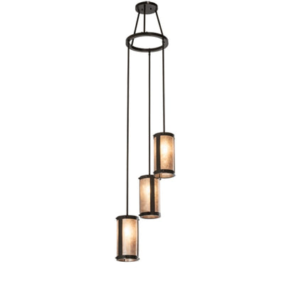 Meyda Tiffany Cartier 3 Light 20" Wide Multi Light Pendant