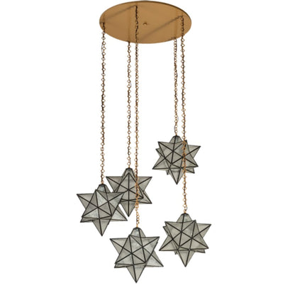 Meyda Tiffany 5 Light 45" Wide Multi Light Pendant