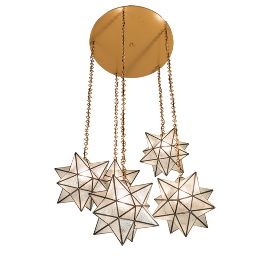 Meyda Tiffany 5 Light 45" Wide Multi Light Pendant