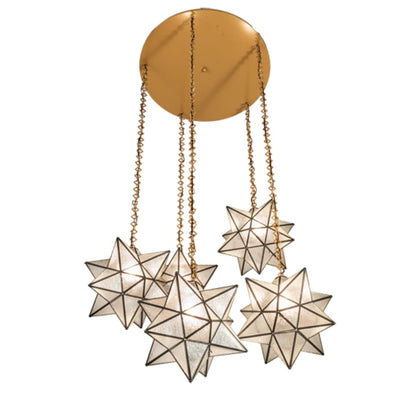 Meyda Tiffany 5 Light 45" Wide Multi Light Pendant