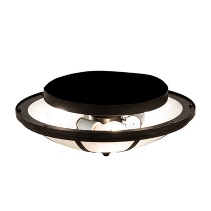 Meyda Tiffany Commerce 3 Light 16" Wide Semi-Flush Bowl Ceiling Fixture