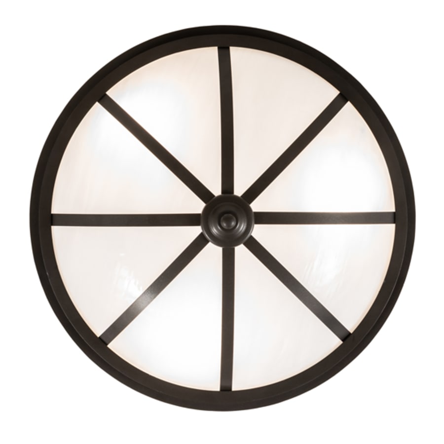 Meyda Tiffany Commerce 3 Light 16" Wide Semi-Flush Bowl Ceiling Fixture