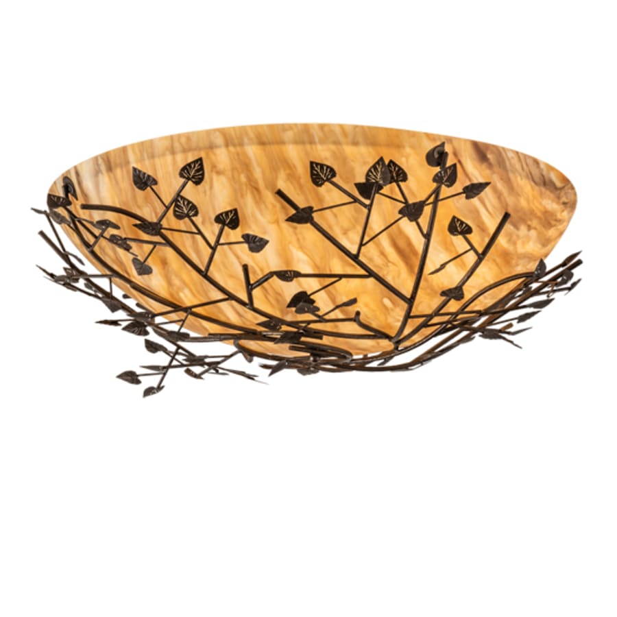 Meyda Tiffany Espe 8 Light 54" Wide Semi-Flush Bowl Ceiling Fixture