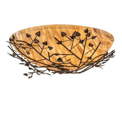 Meyda Tiffany Espe 8 Light 54" Wide Semi-Flush Bowl Ceiling Fixture