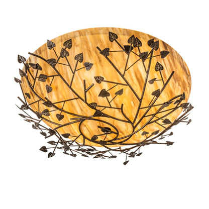 Meyda Tiffany Espe 8 Light 54" Wide Semi-Flush Bowl Ceiling Fixture