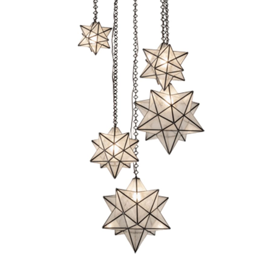 Meyda Tiffany 5 Light 36" Wide Multi Light Pendant