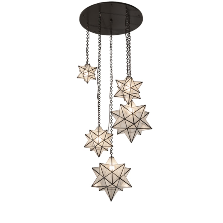Meyda Tiffany 5 Light 36" Wide Multi Light Pendant