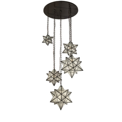 Meyda Tiffany 5 Light 36" Wide Multi Light Pendant