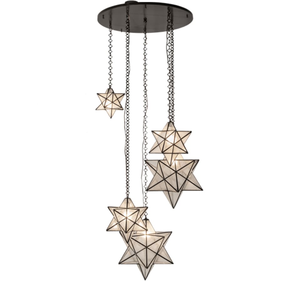 Meyda Tiffany 5 Light 36" Wide Multi Light Pendant