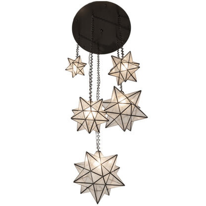 Meyda Tiffany 5 Light 36" Wide Multi Light Pendant