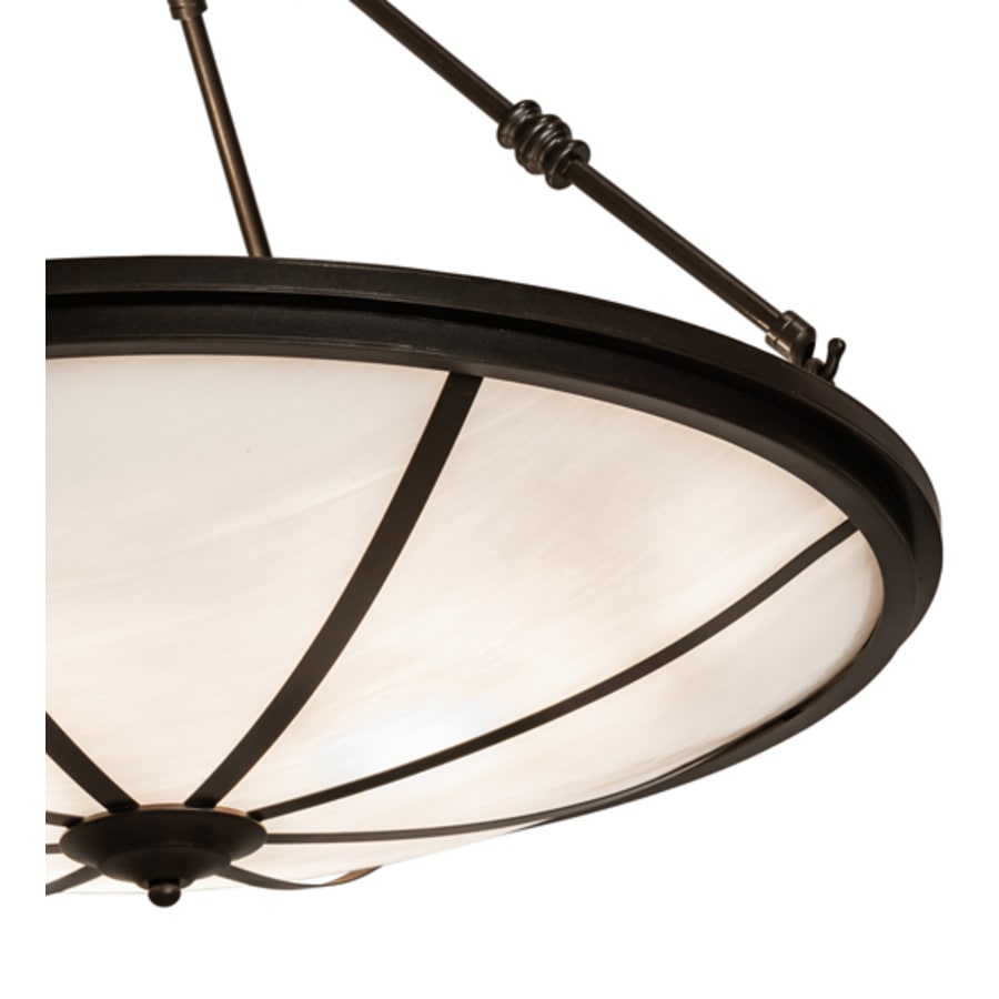 Meyda Tiffany Commerce 3 Light 24" Wide Semi-Flush Bowl Ceiling Fixture