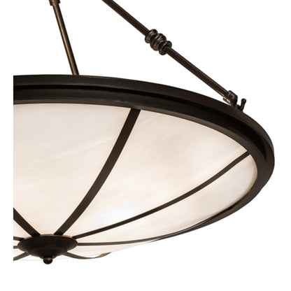 Meyda Tiffany Commerce 3 Light 24" Wide Semi-Flush Bowl Ceiling Fixture