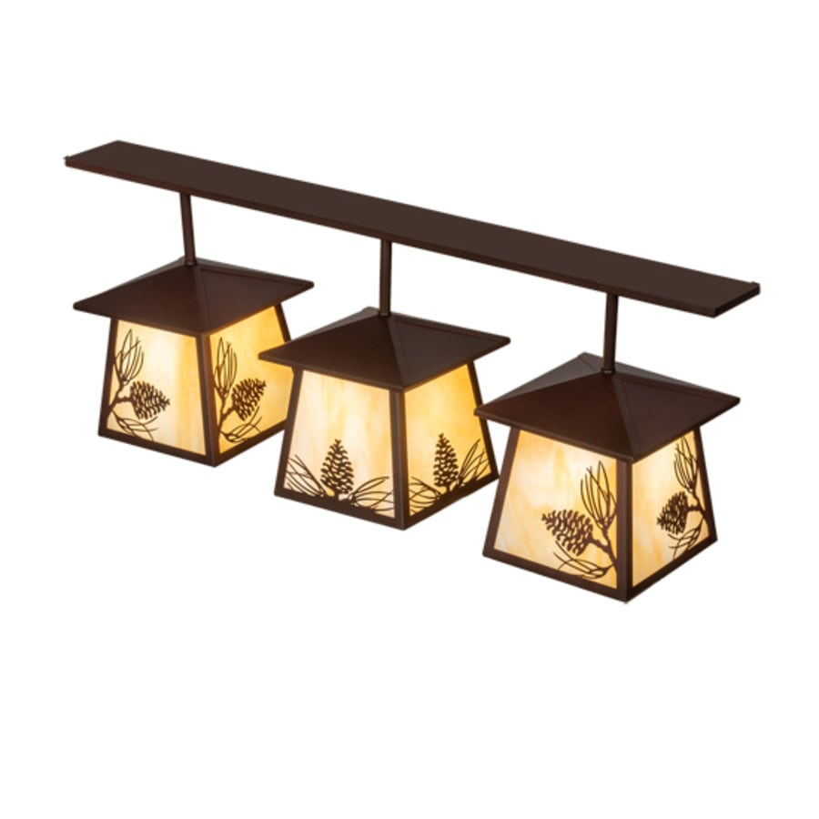 Meyda Tiffany 3 Light 48" Wide Linear Pendant